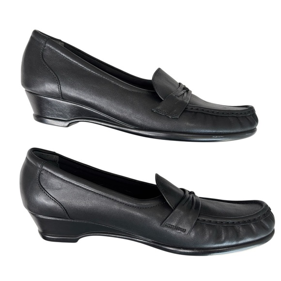 SAS Classic Womens Loafer Comfort Shoe Size 9 Black Handsewn Made in USA 2023329 - Picture 2 of 11